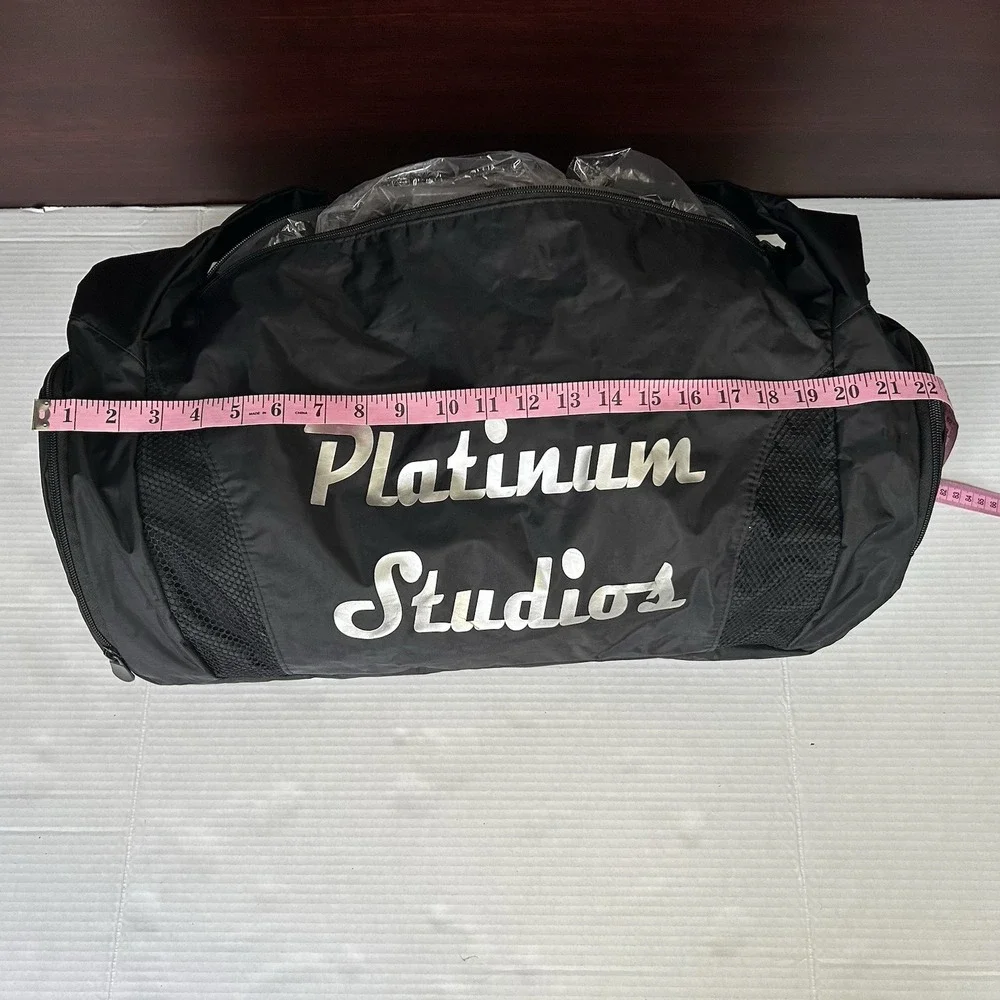 Black Volleyball Equipment Carry Duffel Bag Augusta Sportswear L=22 H=9 W=9
